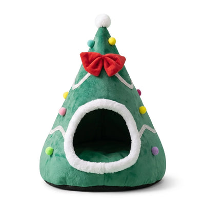 Pawmas Christmas Tree Cat Cave